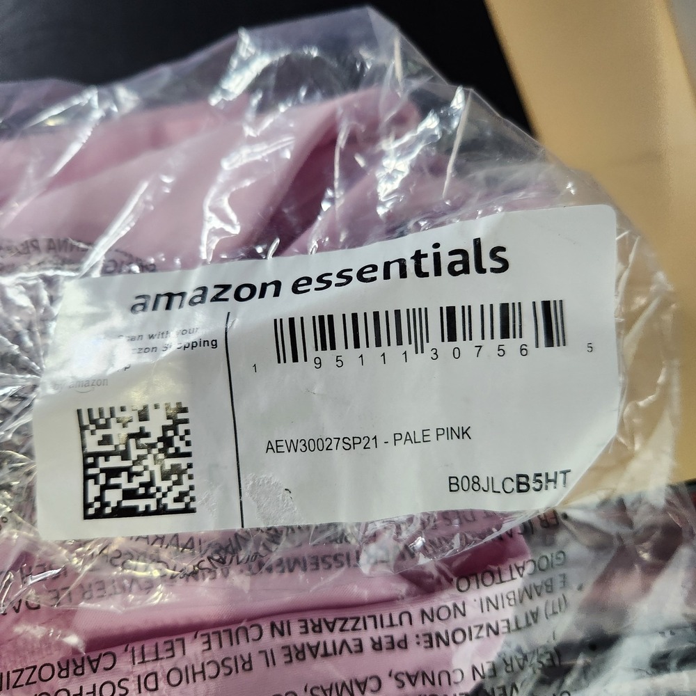 Amazon Essentials Leggings‎ Womens XS Pale Pink High Rise Stretch Yoga Pants Gym - Picture 11 of 12